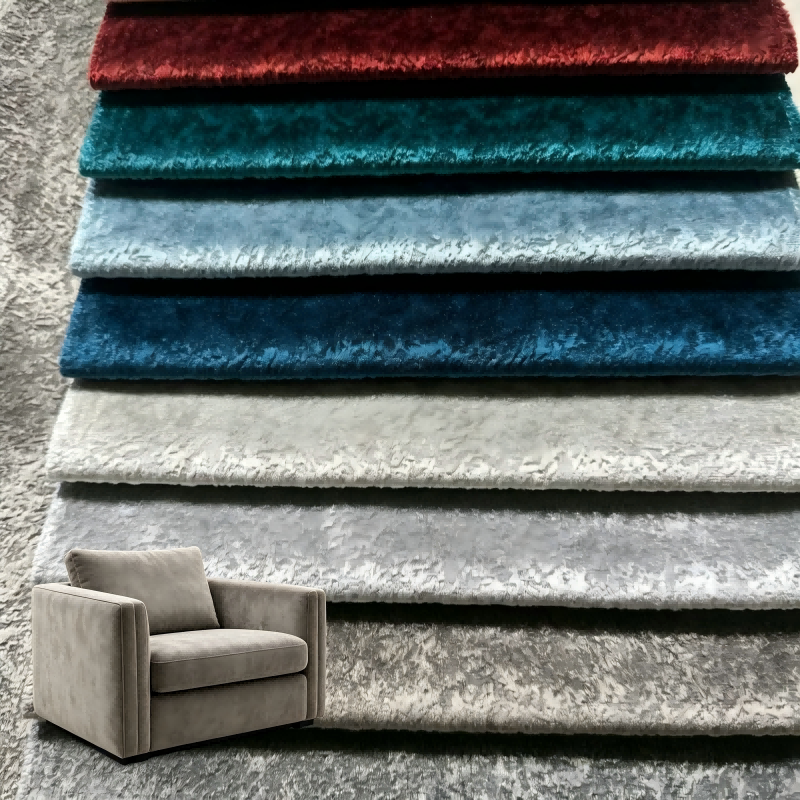 Tuillte ag Do Tolg an Spotsolas Shining Velvet Fabraic