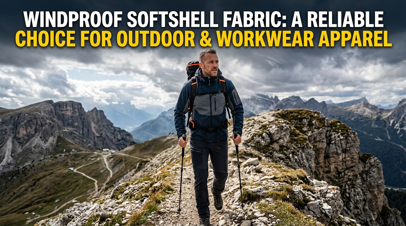 Fabraic Windproof Softshell: Rogha Iontaofa le haghaidh Éadaí Lasmuigh agus Éadaí Oibre