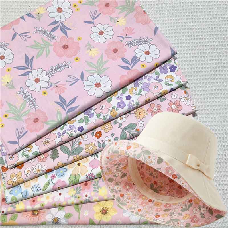 Fabraic Líneála Clóbhuailte Cotton