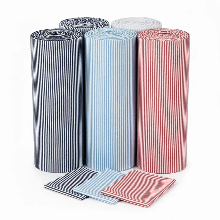 Líneáil Oxford striped poileistir Líneáil Oxford striped poileistir