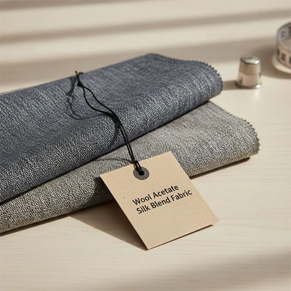 Fabraic Cumaisc Síoda ​​Aicéatáit Olann